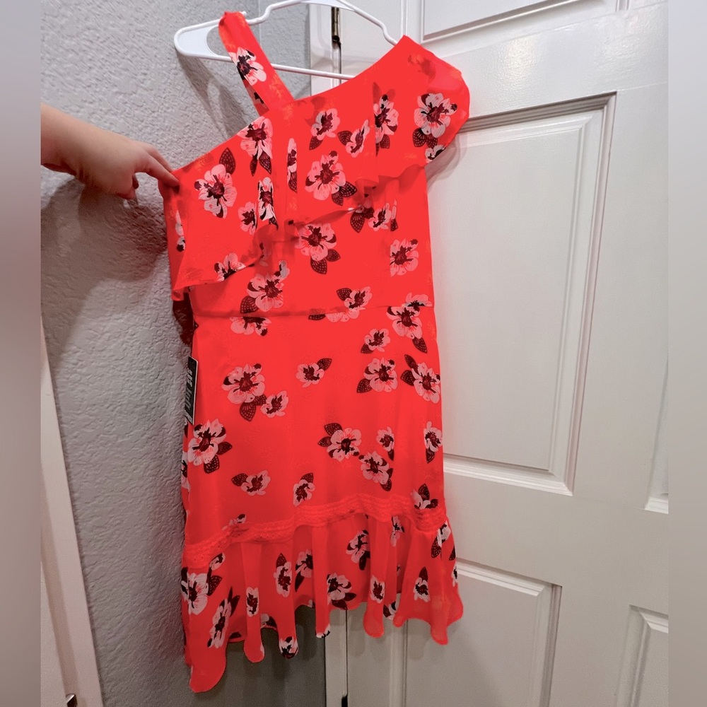 NWT Express neon floral dress